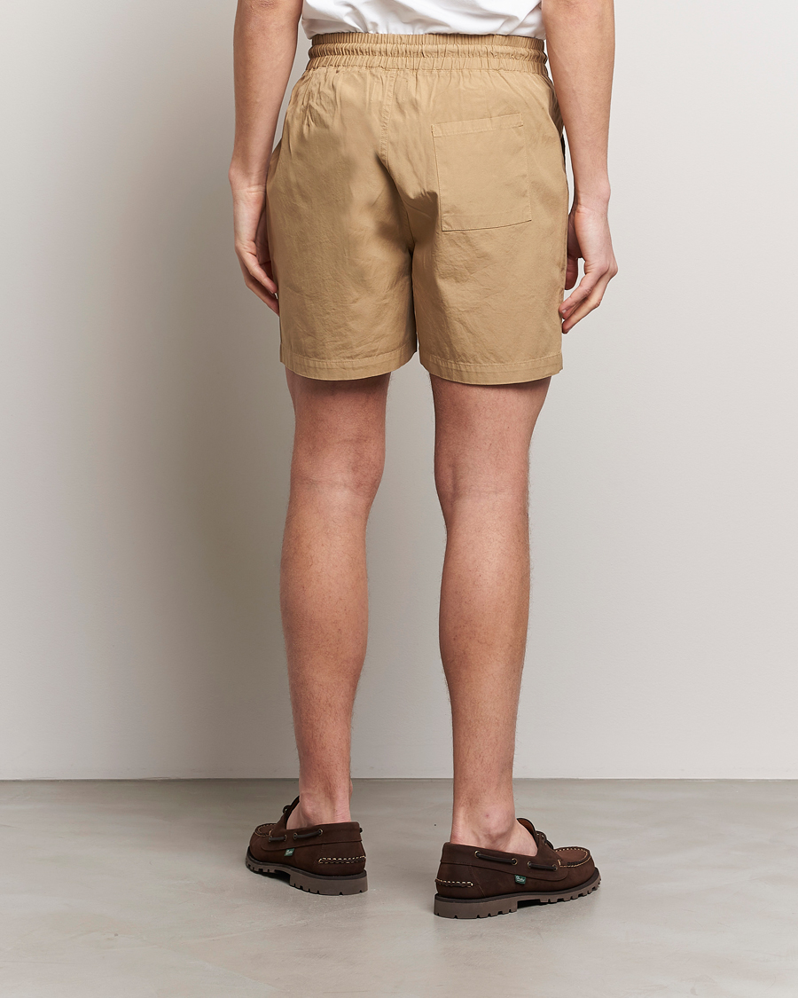 Men | Shorts | Colorful Standard | Classic Organic Twill Drawstring Shorts Desert Khaki