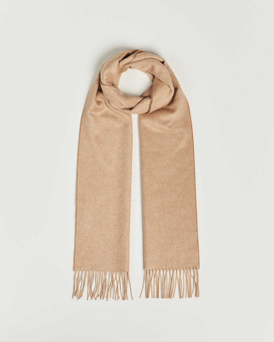 Men | Piacenza Cashmere Vicuna/Baby Cashmere Scarf Camel | Piacenza Cashmere | Vicuna/Baby Cashmere Scarf Camel