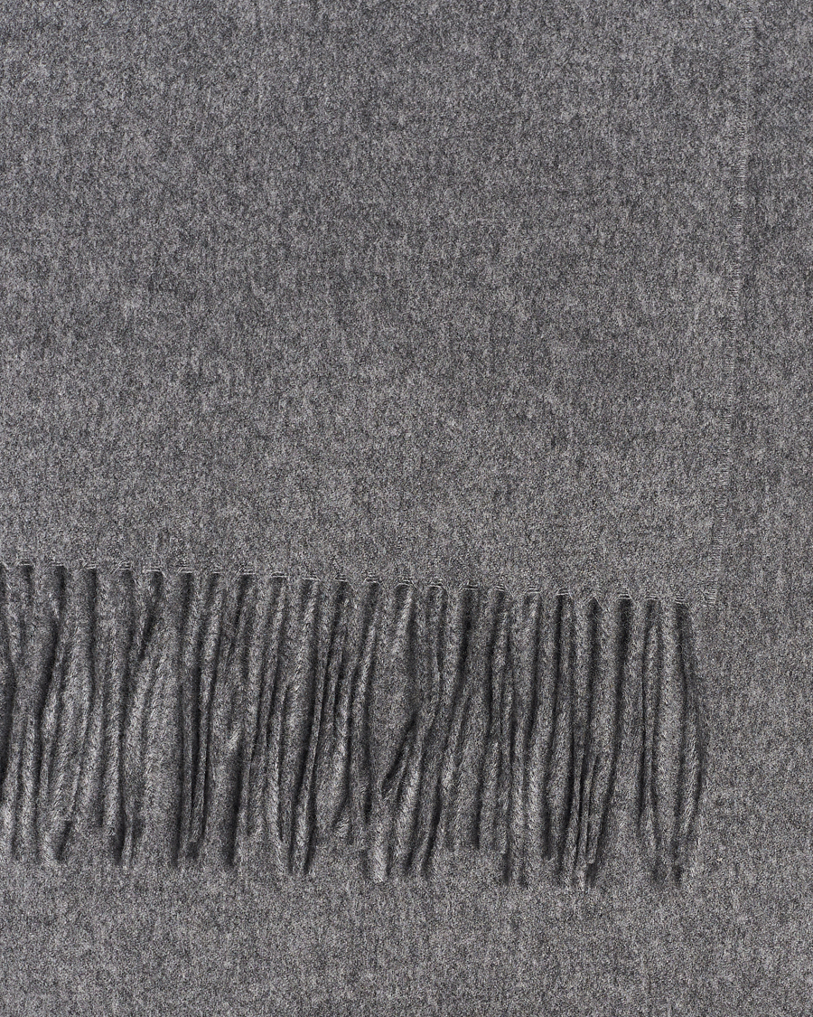 Men | Scarves | Piacenza Cashmere | Cashmere Scarf Grey Melange