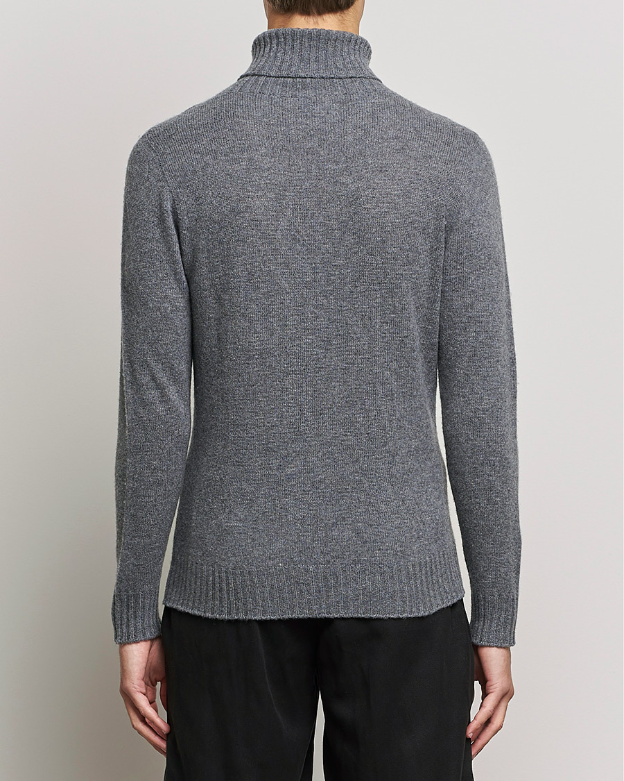 Men | Sweaters & Knitwear | Altea | Wool/Cashmere Turtleneck Sweater Heather Grey