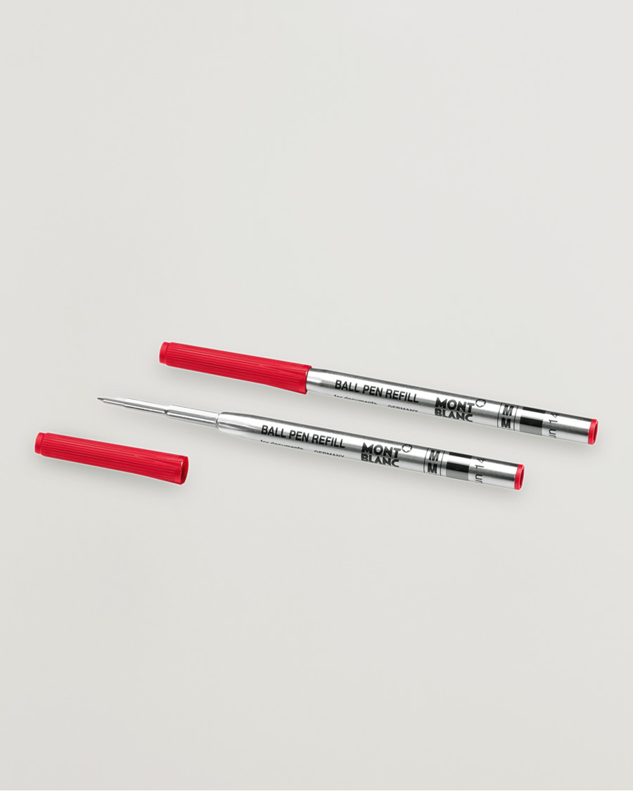 Men | Pens | Montblanc | 2 Ballpoint Pen Refills Modena Red