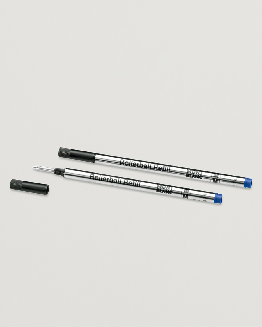 Men | Pens | Montblanc | 2 Rollerball Refills Royal Blue