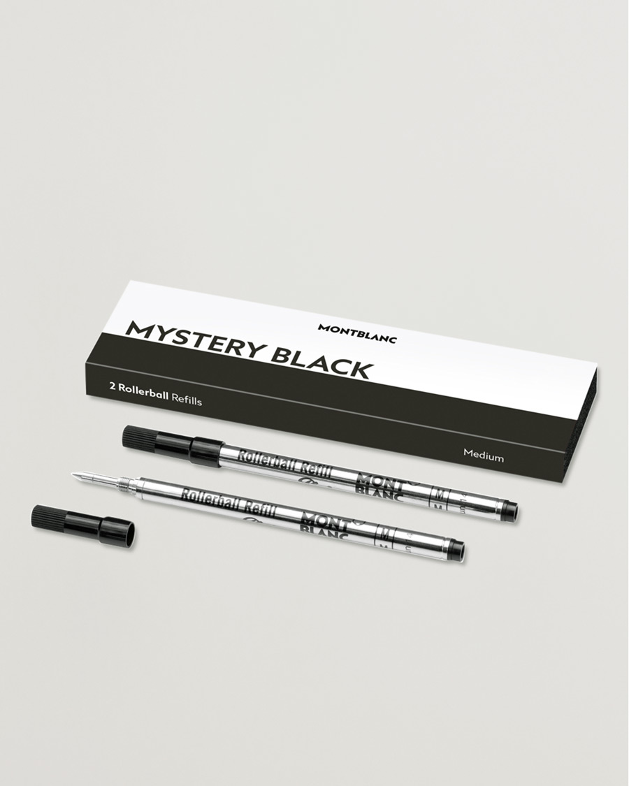 Men | Pens | Montblanc | 2 Rollerball Refills Mystery Black