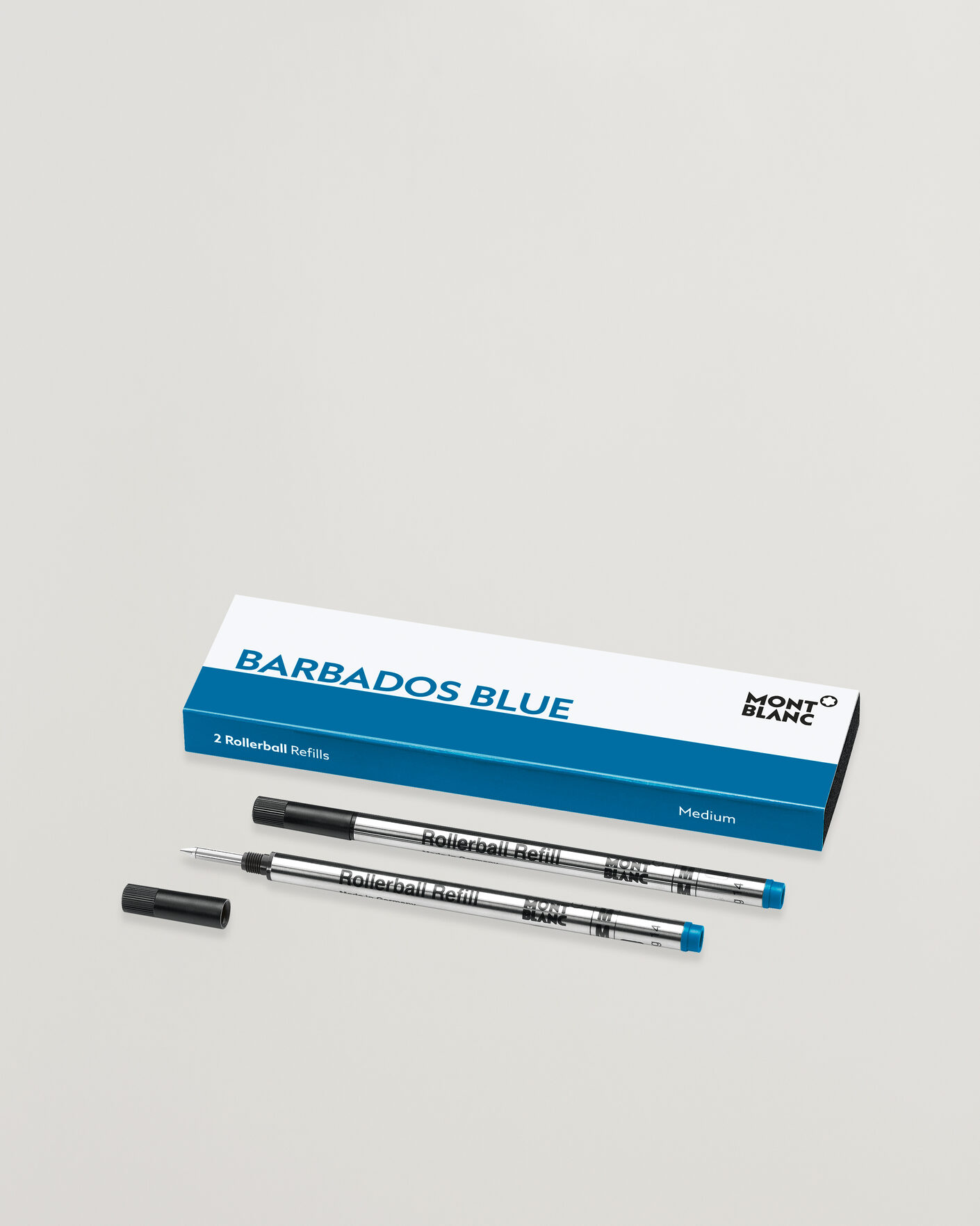 Men | Pens | Montblanc | 2 Rollerball Refills Barbados Blue