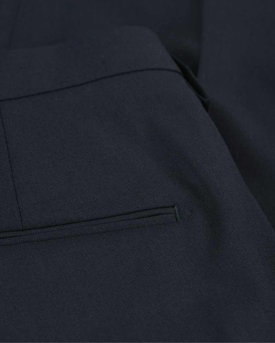 Men | Trousers | Tiger of Sweden | Thodd Wool Suit Trousers Navy