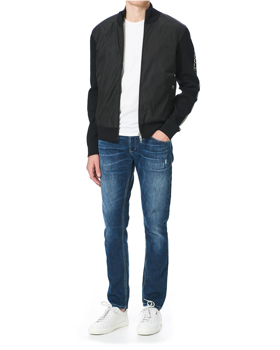 Men | Sweaters & Knitwear | Moncler | Cardigan Padded Hybrid Black