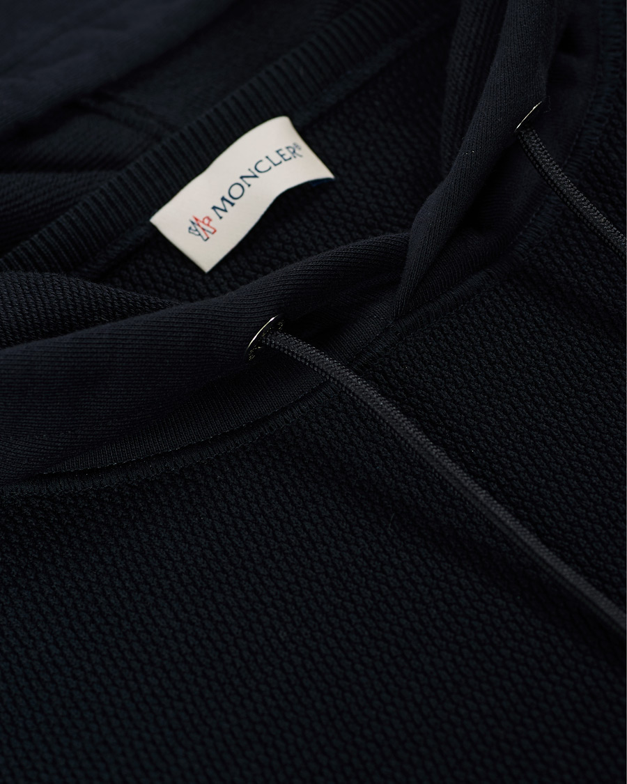Men | Sweaters & Knitwear | Moncler | Girocollo Hoodie Navy