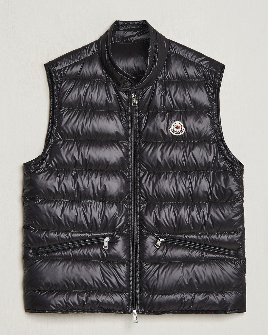 Men | Gilets | Moncler | Gui Vest Black