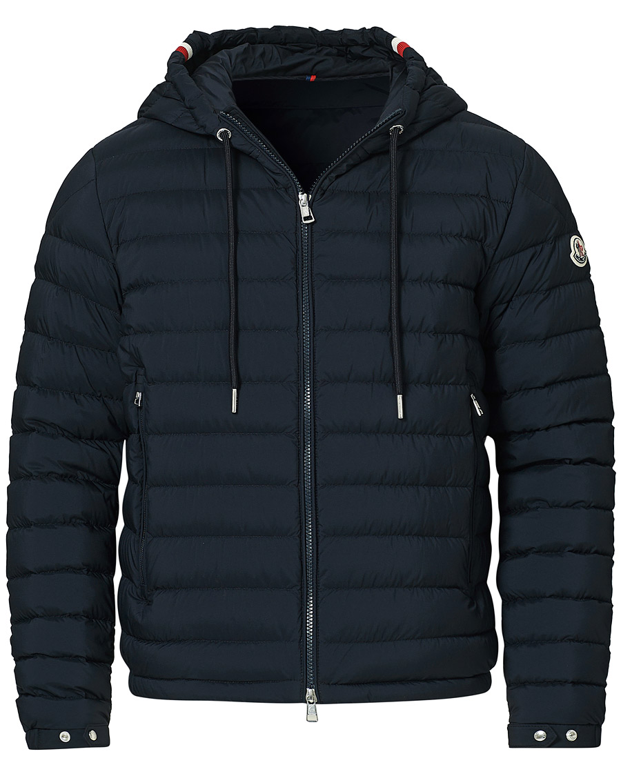 Men | Coats & Jackets | Moncler | Eus Down Hooded Jacket Navy