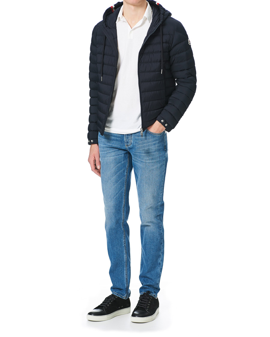 Men | Coats & Jackets | Moncler | Eus Down Hooded Jacket Navy