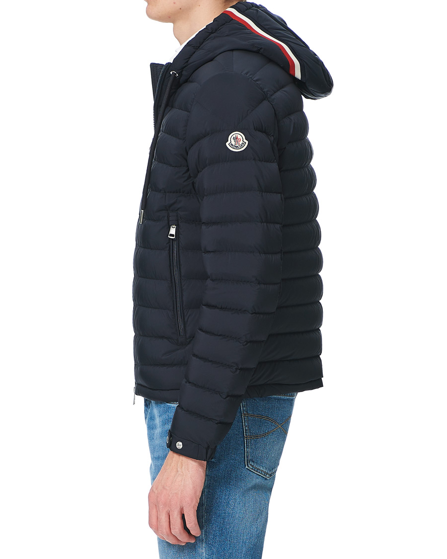 Men | Coats & Jackets | Moncler | Eus Down Hooded Jacket Navy