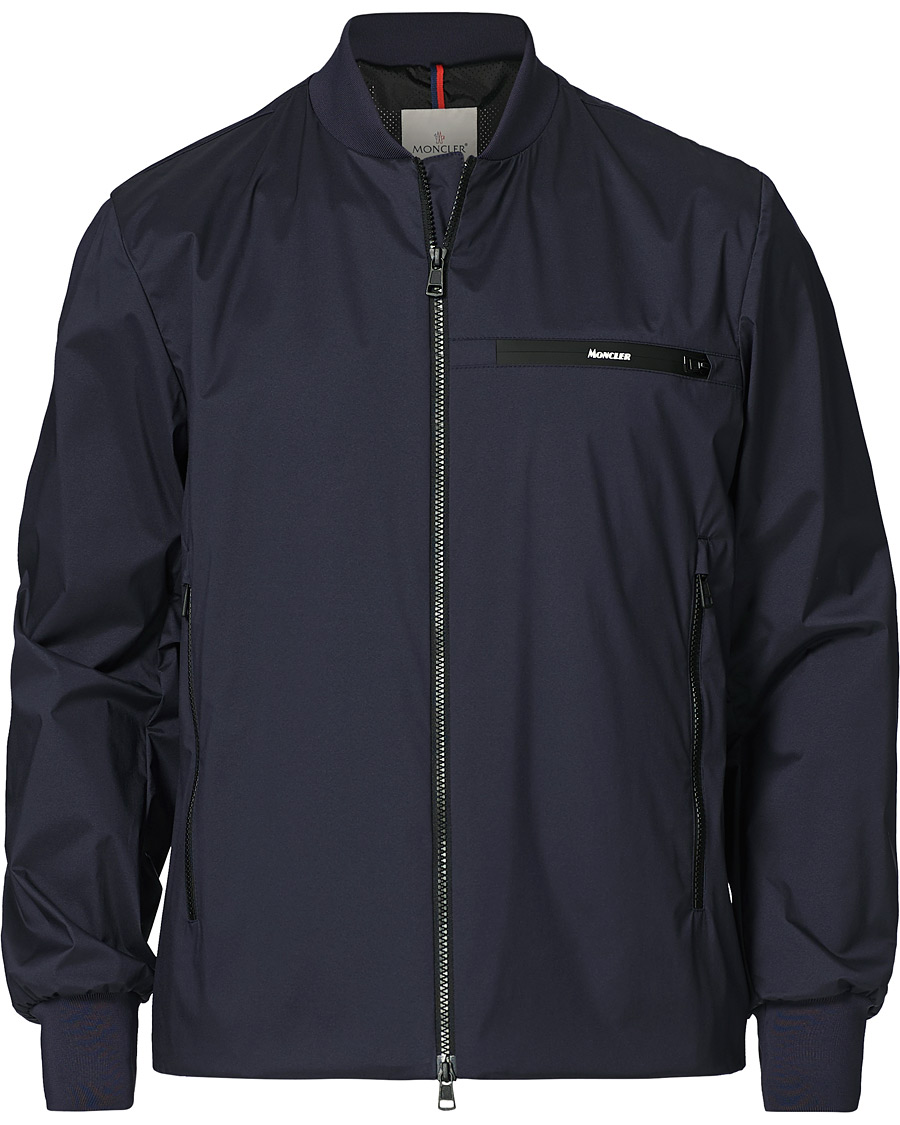 Men | Coats & Jackets | Moncler | Leos Bomber Jacket Navy