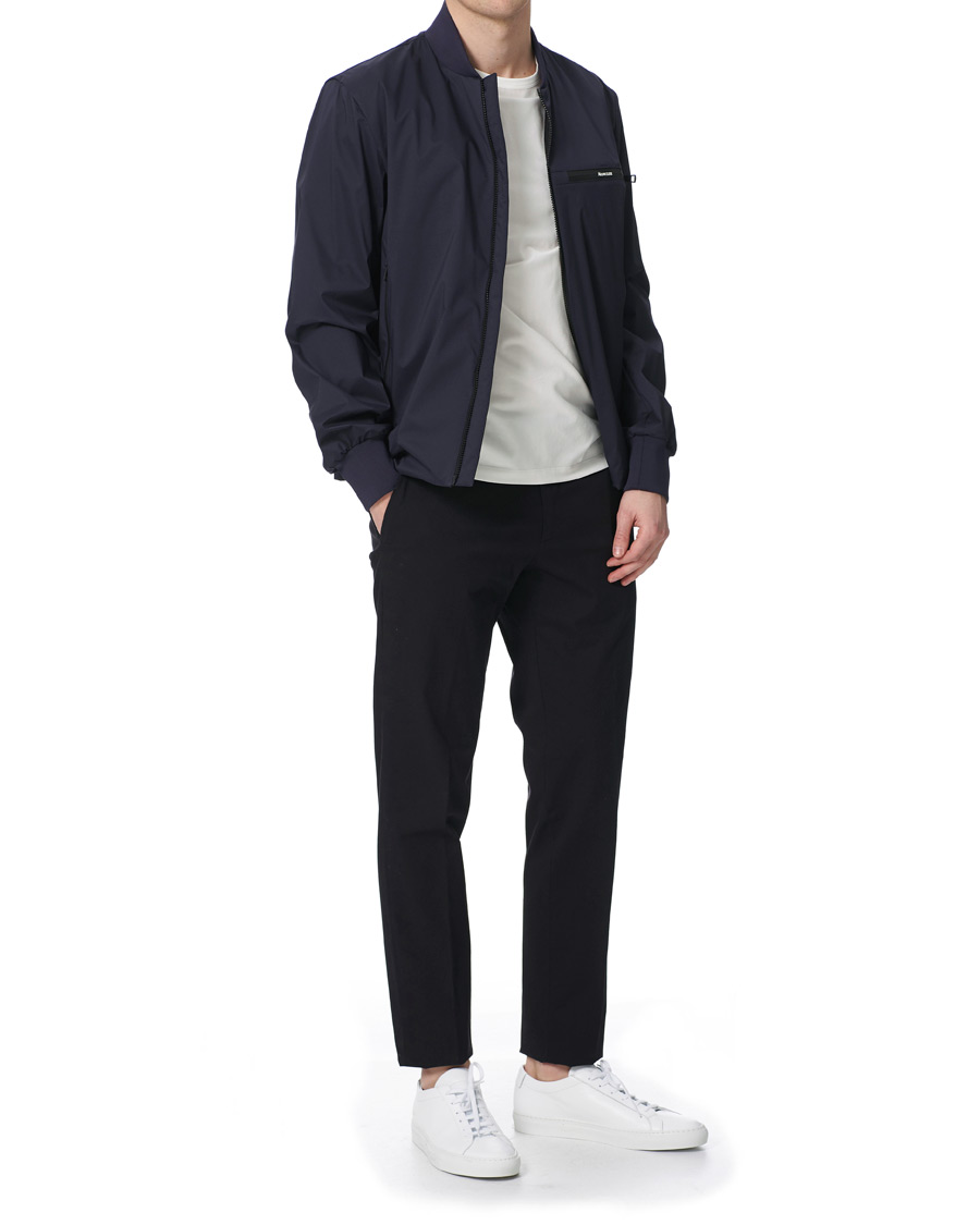 Men | Coats & Jackets | Moncler | Leos Bomber Jacket Navy