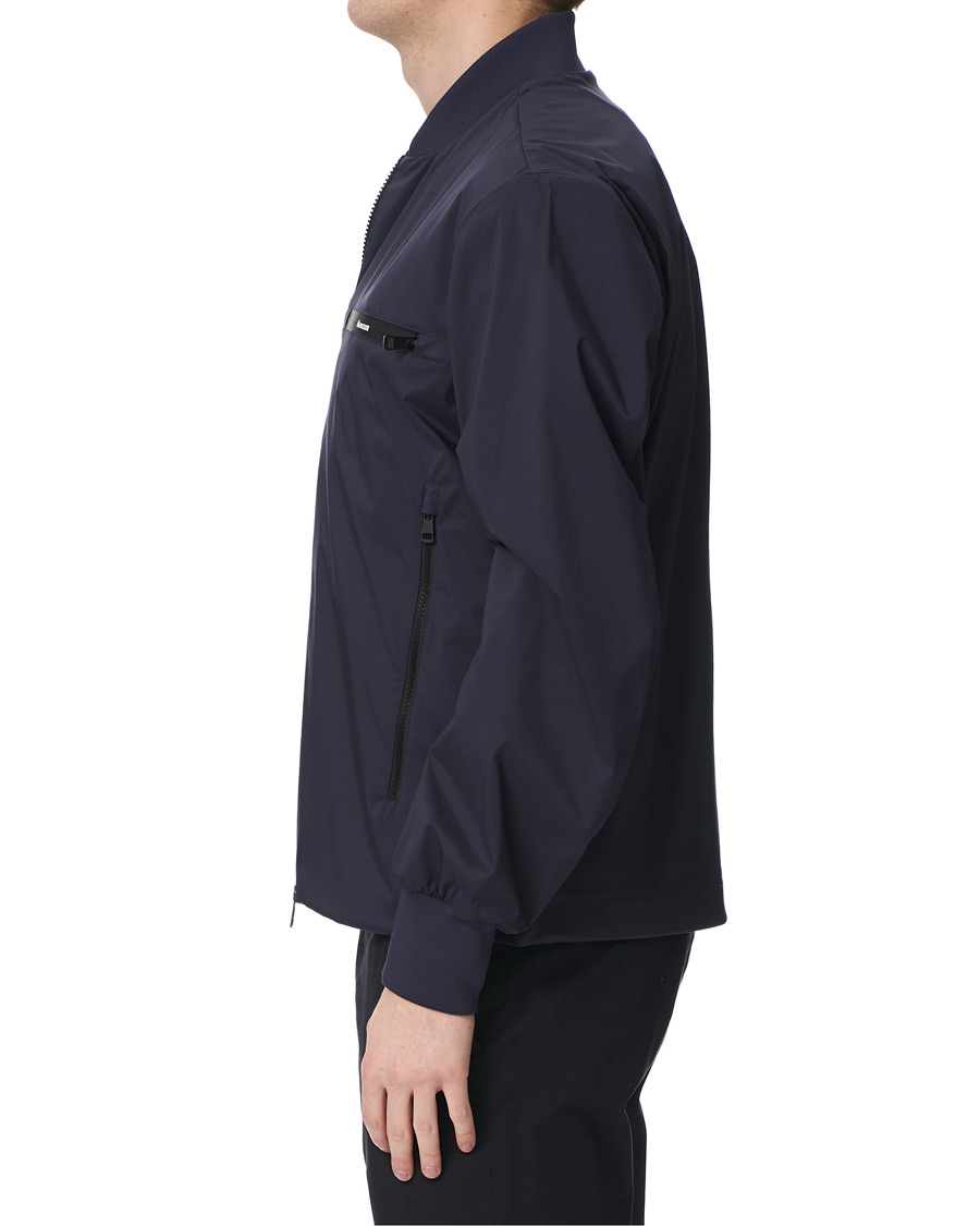 Men | Coats & Jackets | Moncler | Leos Bomber Jacket Navy