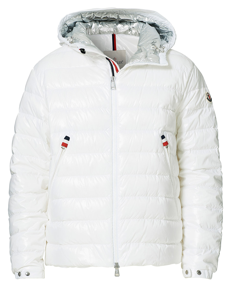 Men | Coats & Jackets | Moncler | Blesle Down Hooded Jacket Off White