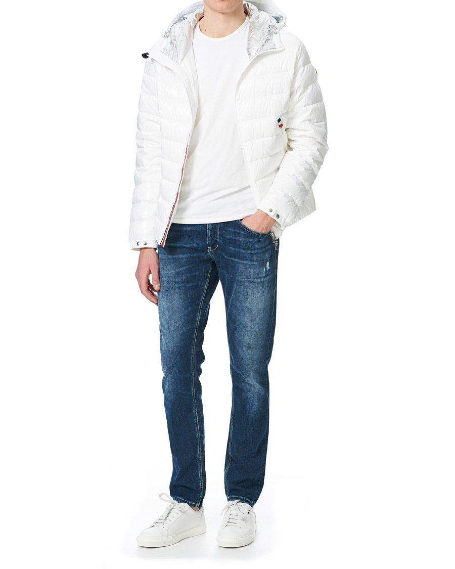 Men | Coats & Jackets | Moncler | Blesle Down Hooded Jacket Off White