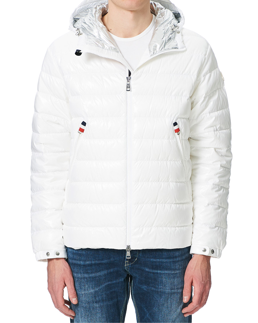 Men | Coats & Jackets | Moncler | Blesle Down Hooded Jacket Off White