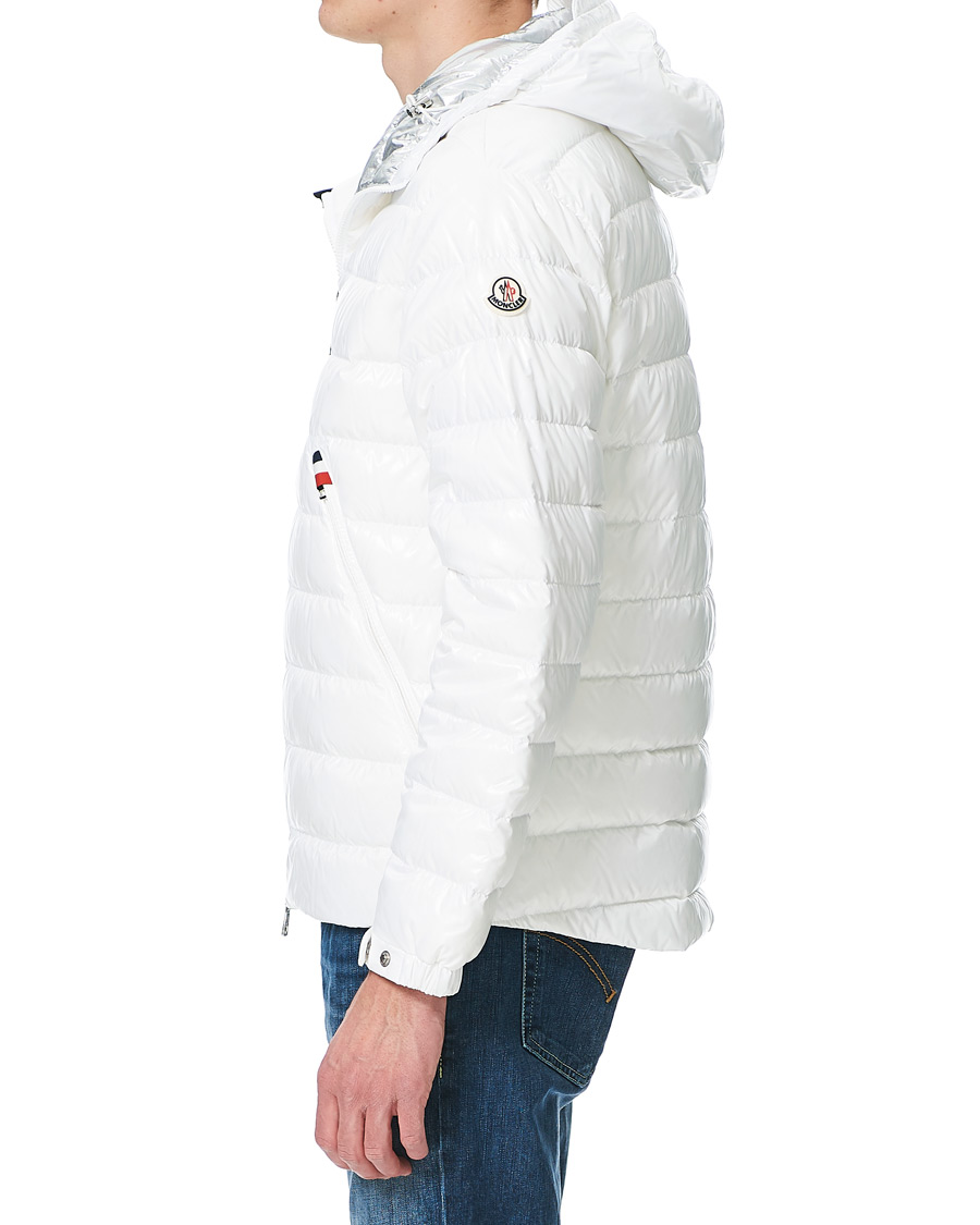 Men | Coats & Jackets | Moncler | Blesle Down Hooded Jacket Off White
