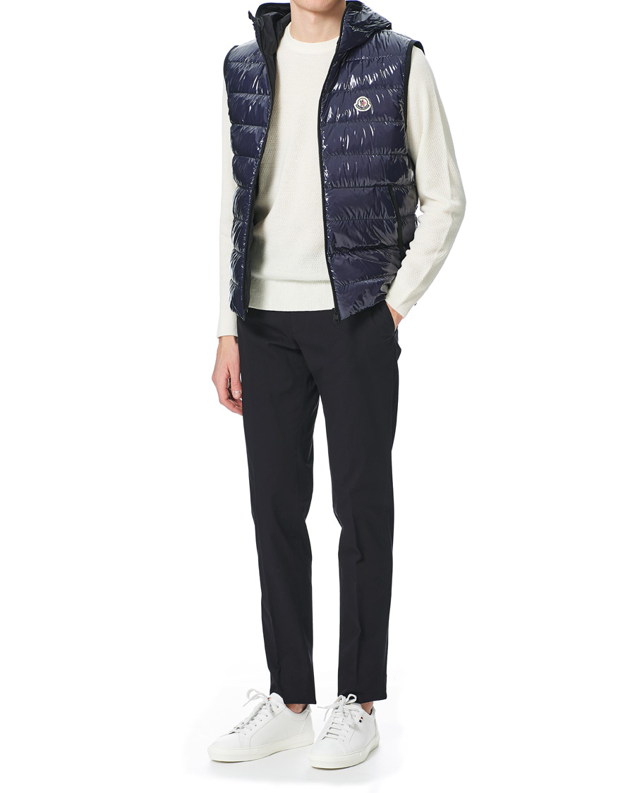 Men | Coats & Jackets | Moncler | Lappe Down Ripstop Vest Navy