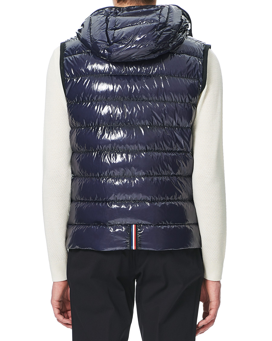 Men | Coats & Jackets | Moncler | Lappe Down Ripstop Vest Navy