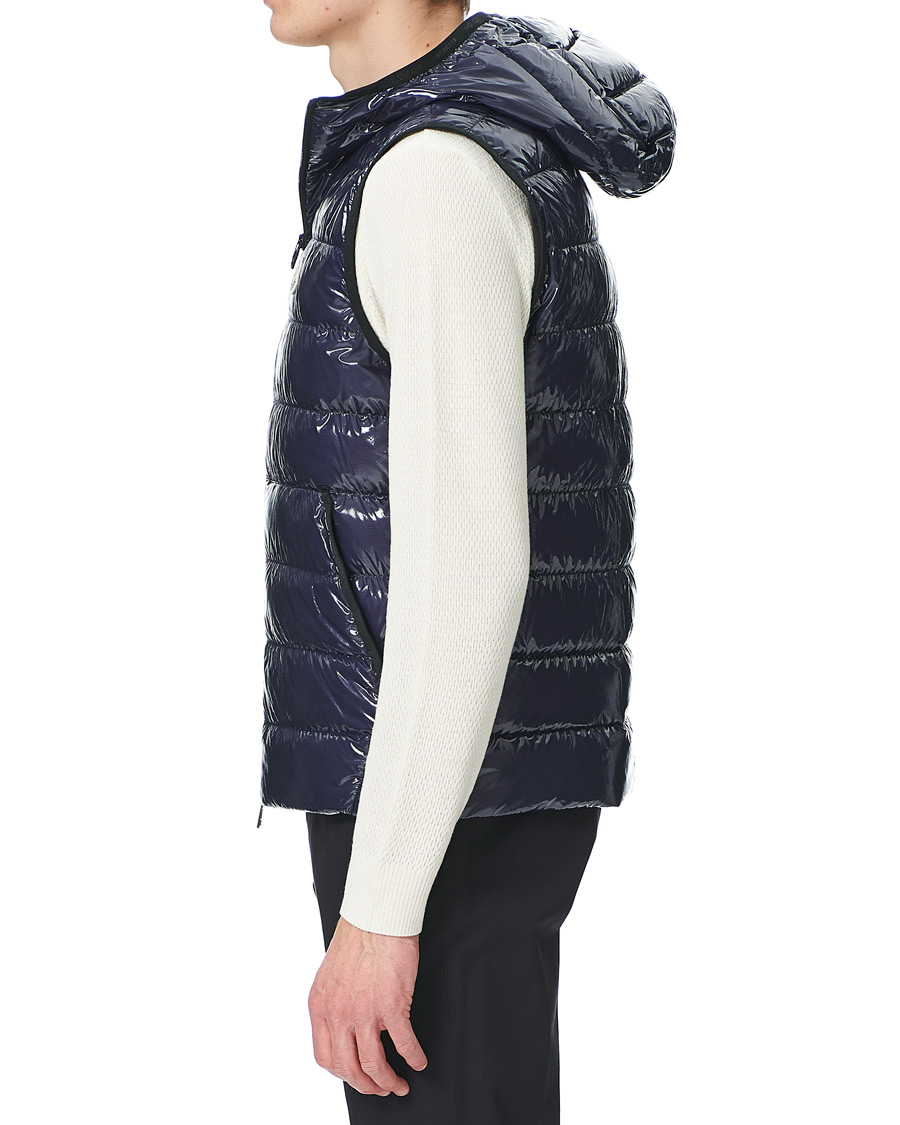 Men | Coats & Jackets | Moncler | Lappe Down Ripstop Vest Navy
