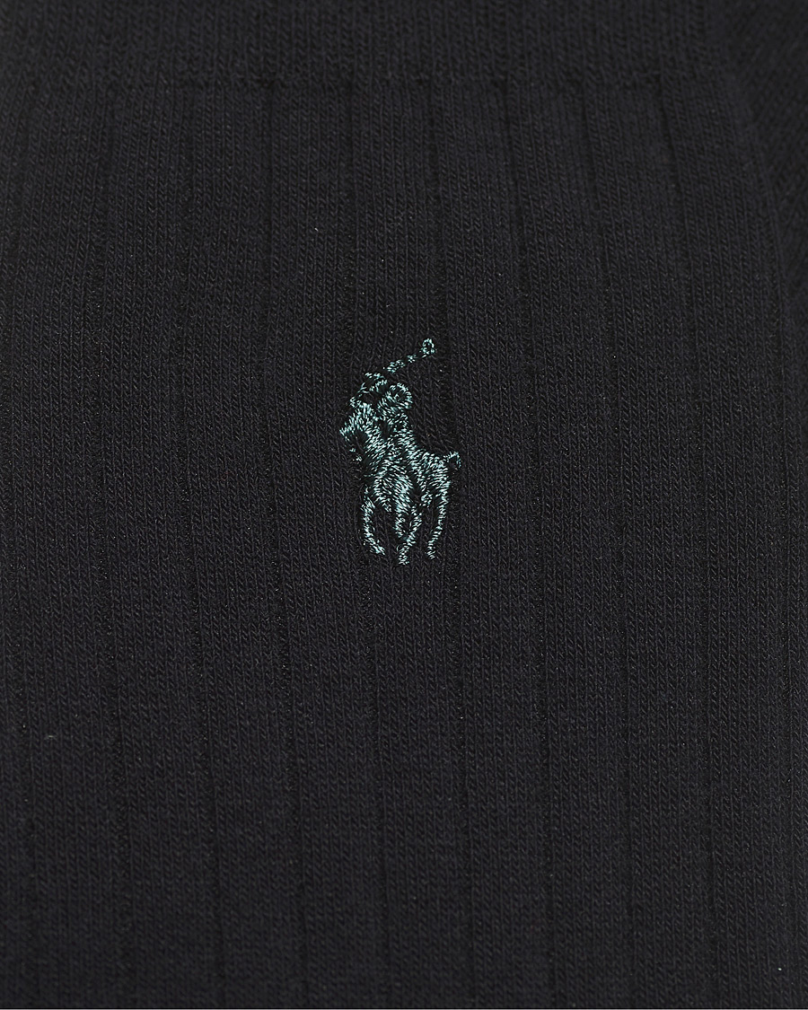 Men | Underwear & Socks | Polo Ralph Lauren | 2-Pack Egyptian Cotton Socks Black