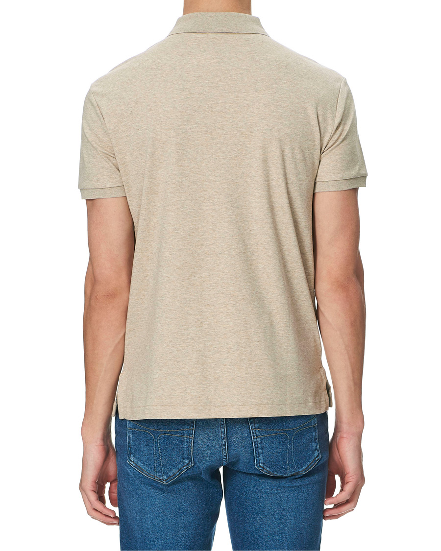 Men | Polo Shirts | Polo Ralph Lauren | Luxury Pima Cotton Polo Tuscan Beige Heather