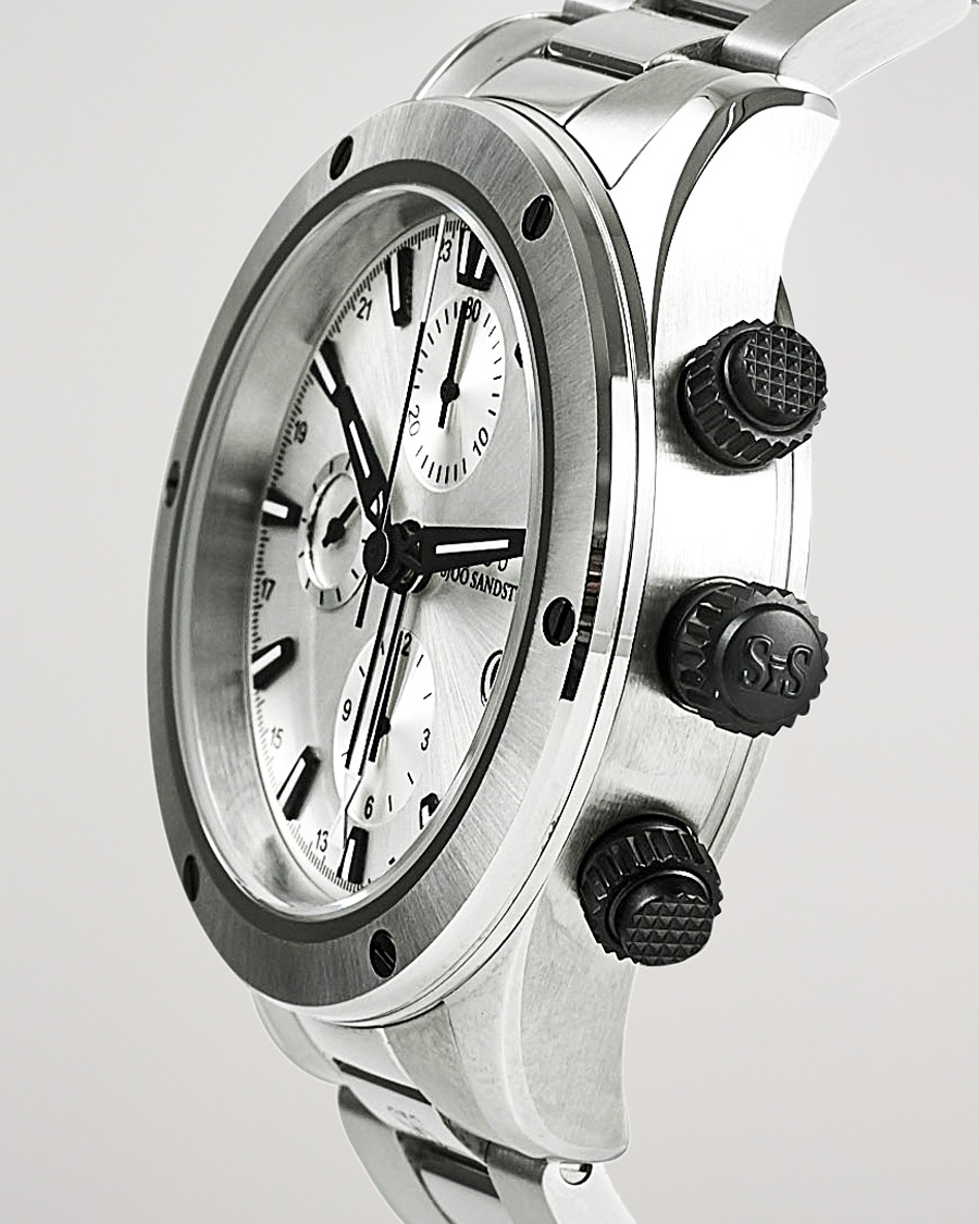 Men | Sjöö Sandström UTC Extreme 44,2mm White and Stainless Steel | Sjöö Sandström | UTC Extreme 44,2mm White and Stainless Steel