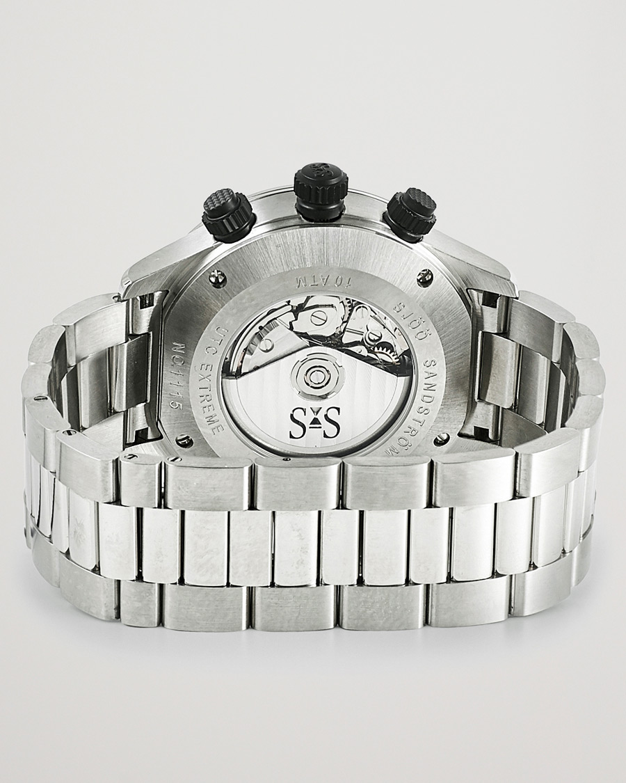 Men | Sjöö Sandström UTC Extreme 44,2mm White and Stainless Steel | Sjöö Sandström | UTC Extreme 44,2mm White and Stainless Steel