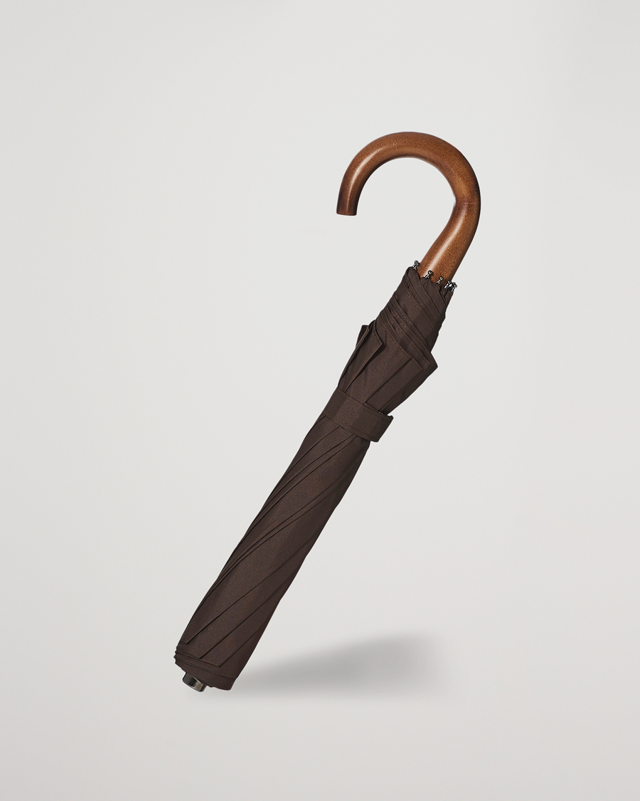 Men | Umbrellas | Fox Umbrellas | Telescopic Umbrella Brown
