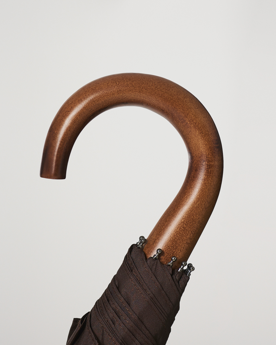 Men | Umbrellas | Fox Umbrellas | Telescopic Umbrella Brown