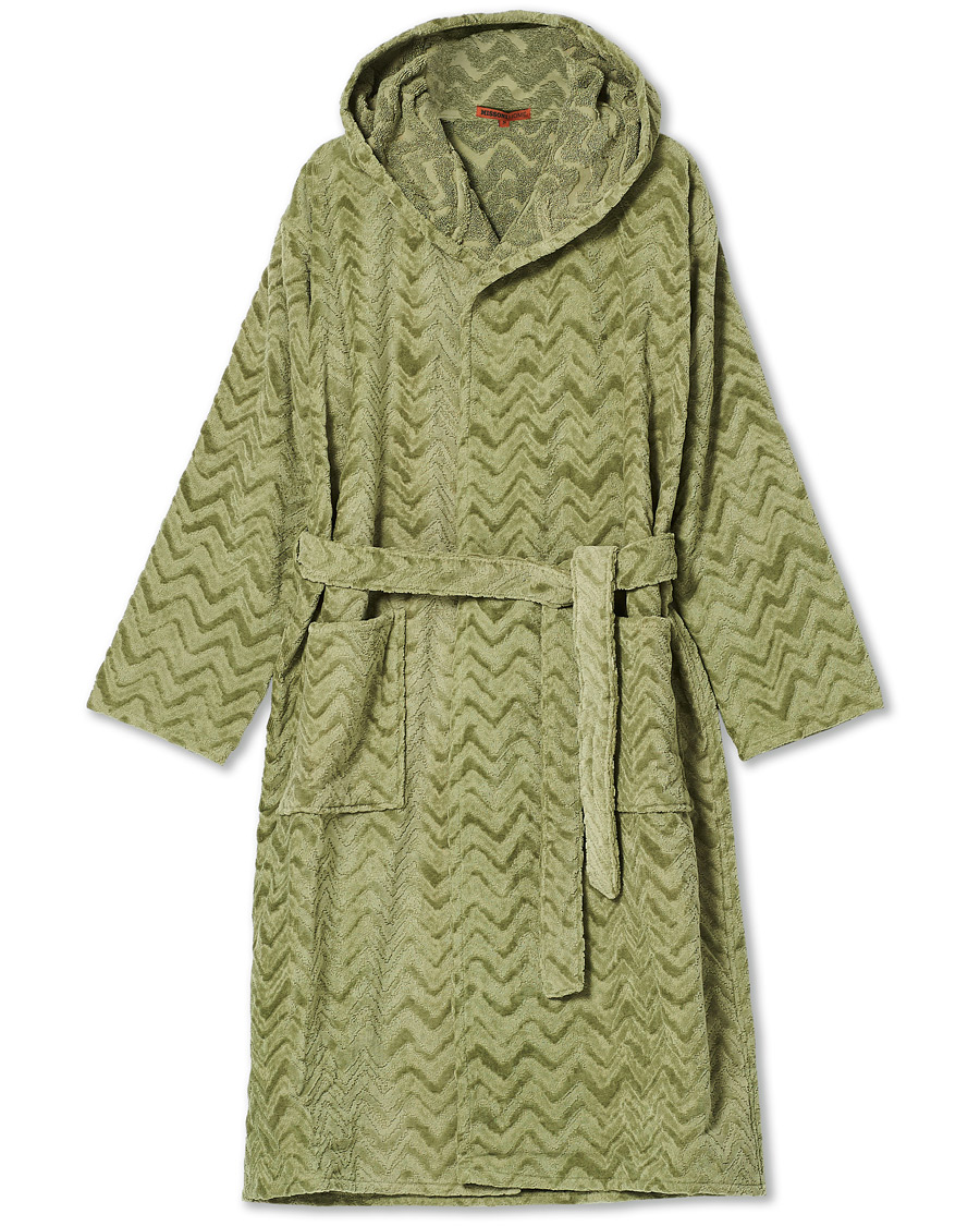 Men | Pyjamas & Robes | Missoni Home | Rex Bathrobe Green