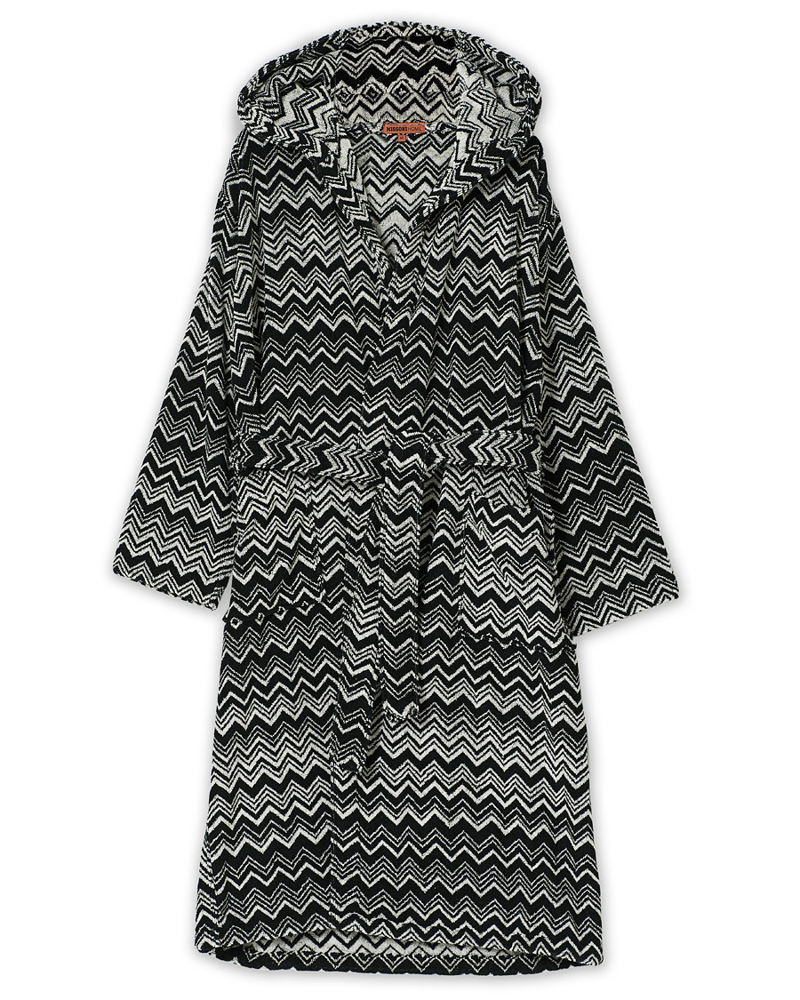 Men | | Missoni Home | Keith Bathrobe Black/White
