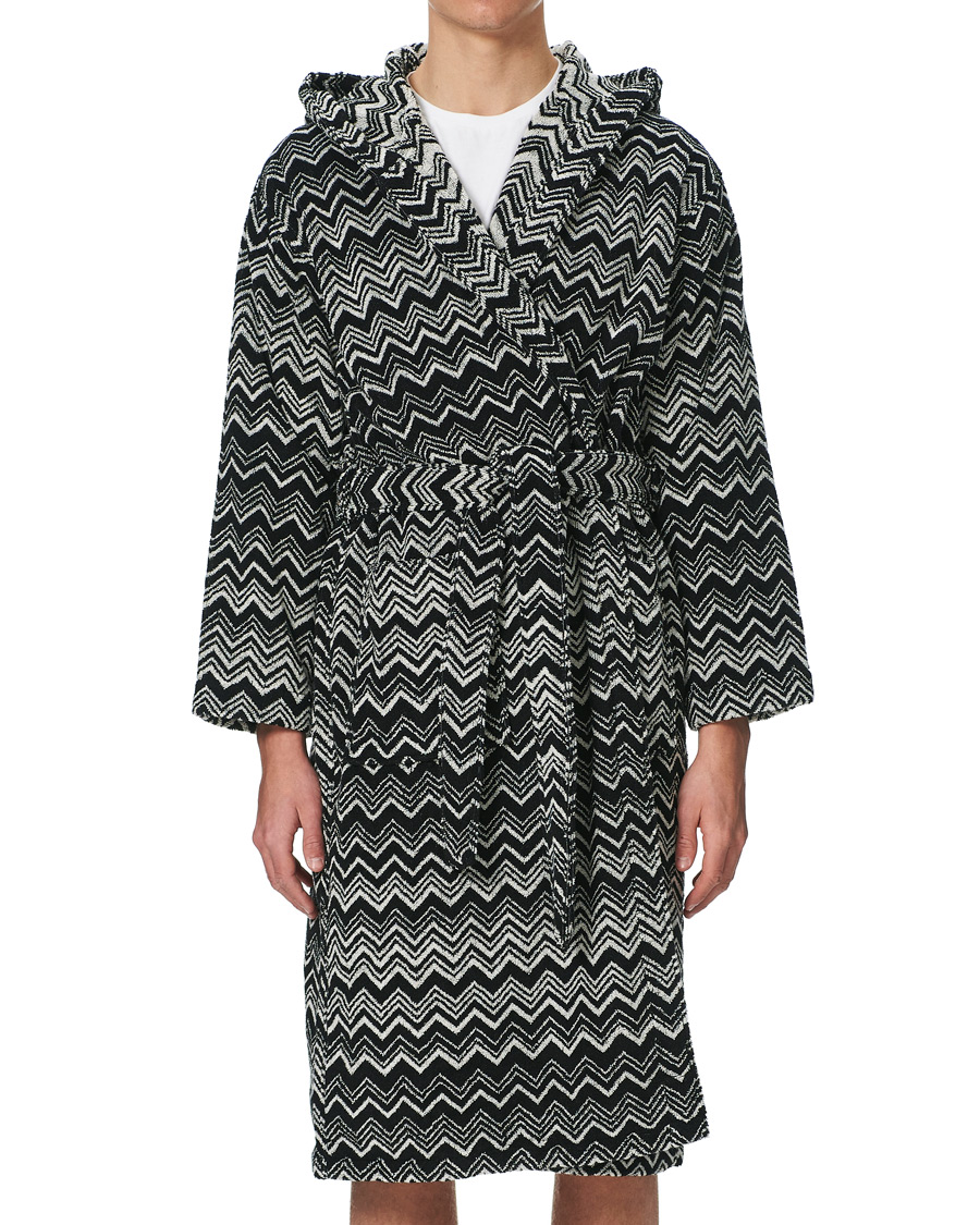 Men | | Missoni Home | Keith Bathrobe Black/White