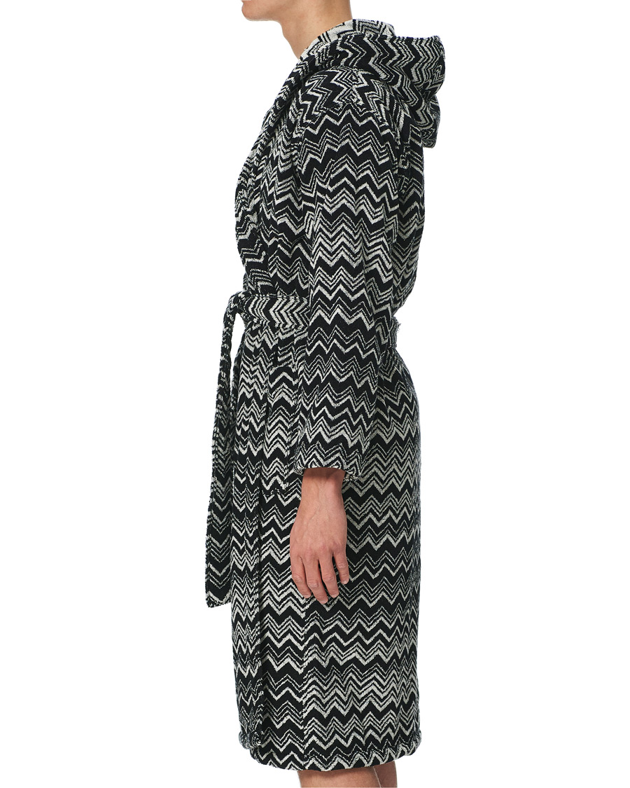 Men | | Missoni Home | Keith Bathrobe Black/White