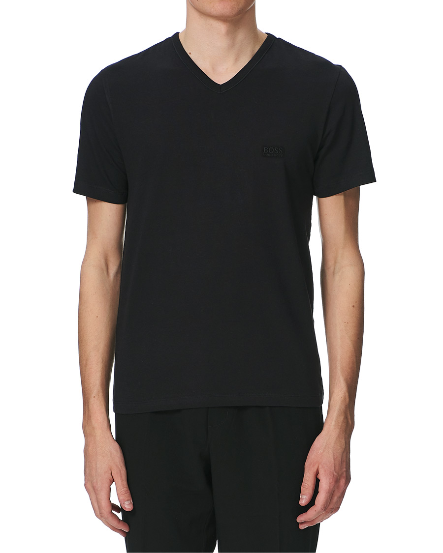 Men | T-Shirts | BOSS BLACK | BOSS 3-Pack V-Neck T-Shirt Black/Grey/White
