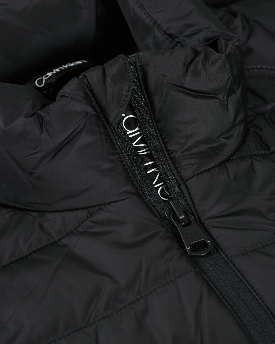 Men | Coats & Jackets | Calvin Klein | Essential Logo Down Vest Black