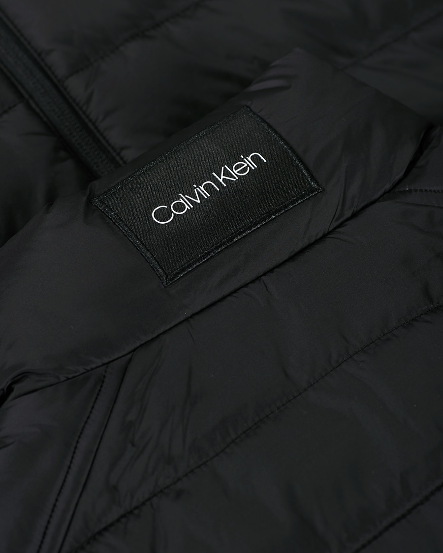 Men | Coats & Jackets | Calvin Klein | Essential Logo Down Vest Black