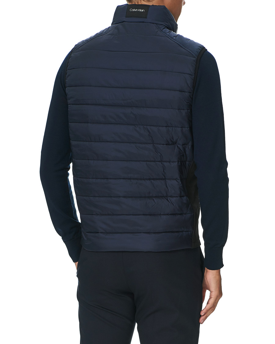 Men | Coats & Jackets | Calvin Klein | Essential Logo Down Vest Navy