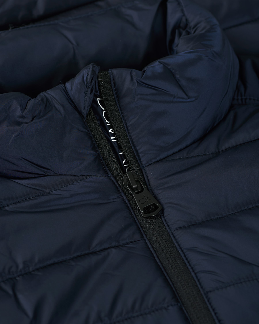 Men | Coats & Jackets | Calvin Klein | Essential Logo Down Vest Navy