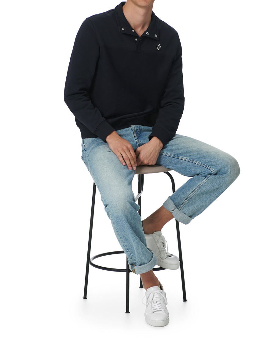Men | Sweaters & Knitwear | Morris | Northclyff Rugger Sweatshirt Old Blue