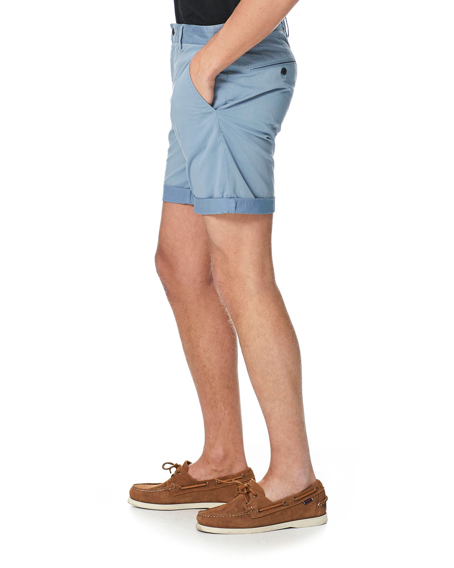 Men | Shorts | J.Lindeberg | Nathan Super Satin Shorts Steel Blue