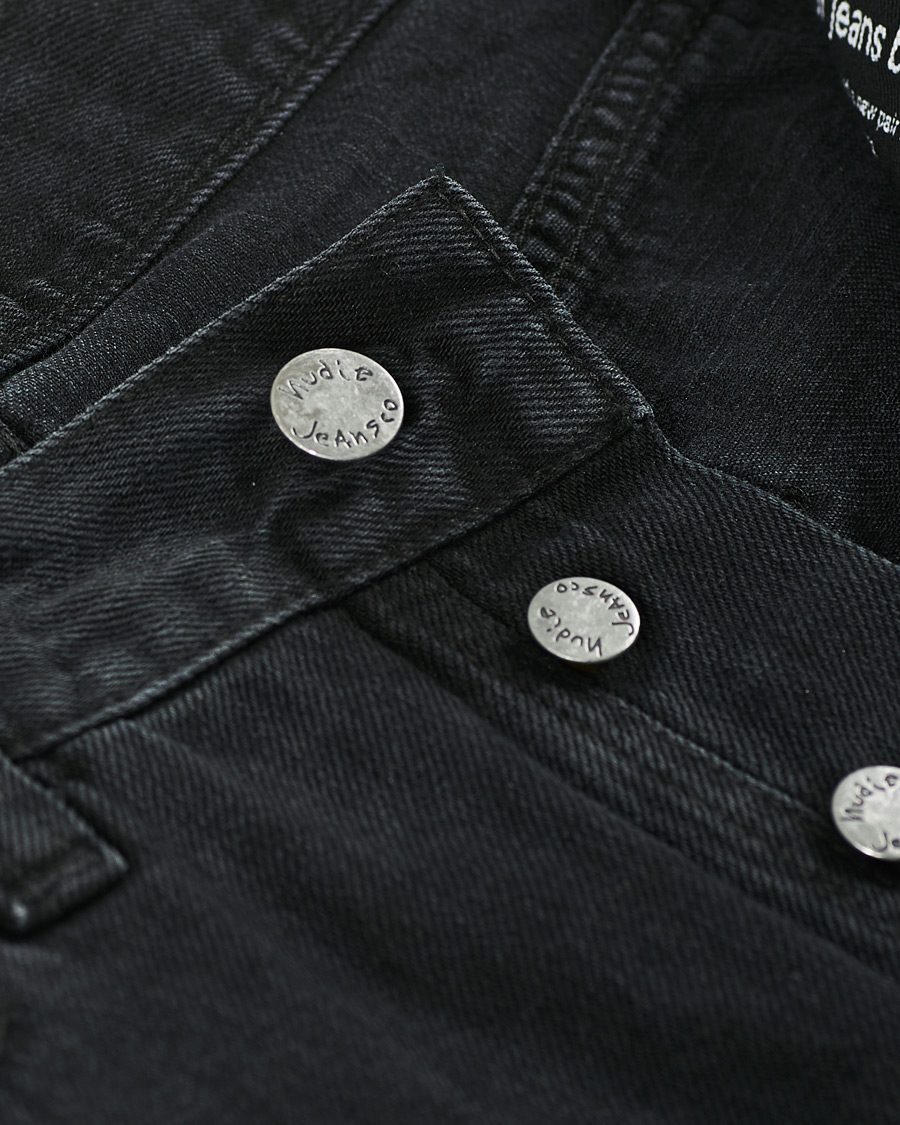Men | Shorts | Nudie Jeans | Josh Stretch Denim Shorts Black Water