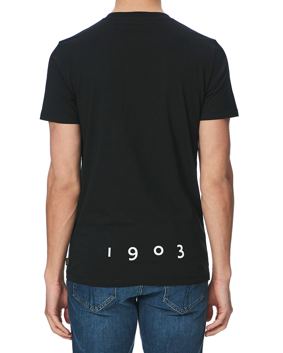 Men | T-Shirts | Tiger of Sweden | Fleek Printed Crew Neck Tee Black