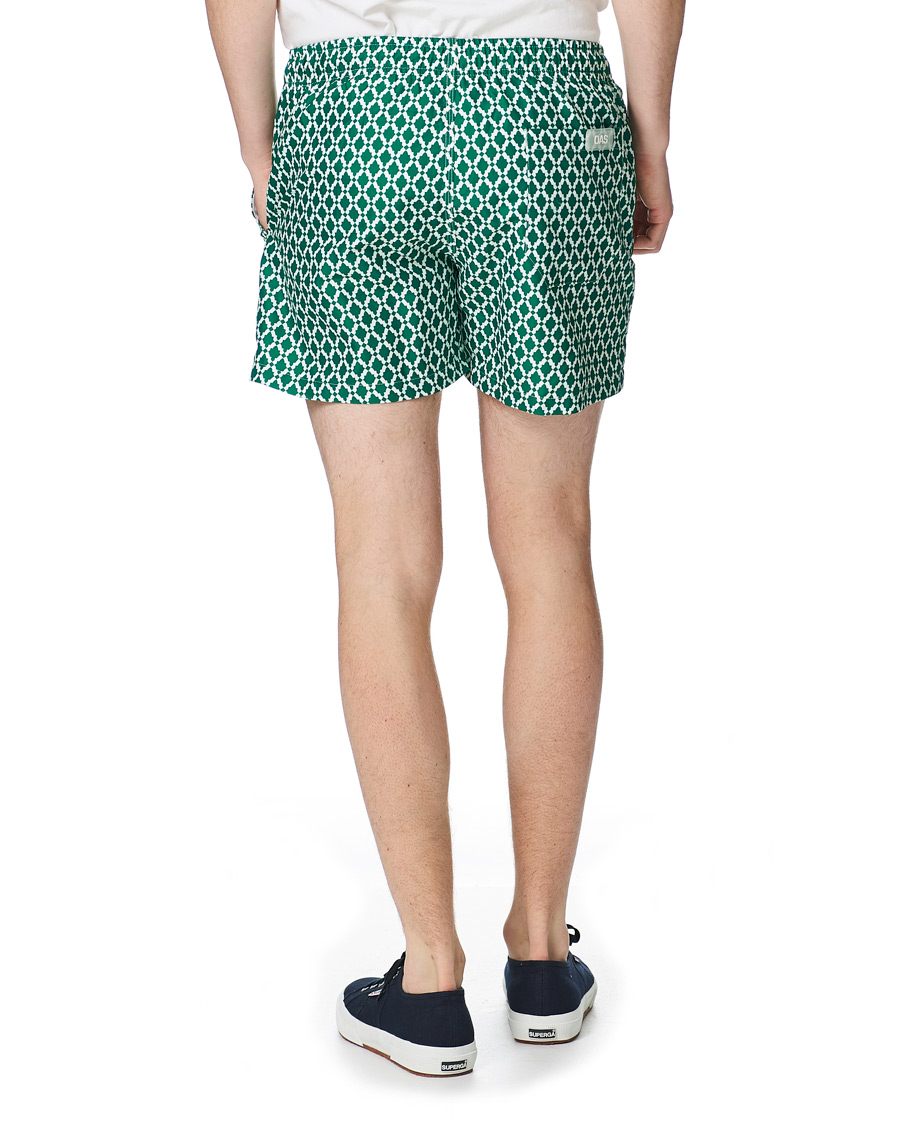 Men | Swimwear | OAS | Printed Swim Shorts Green Tile