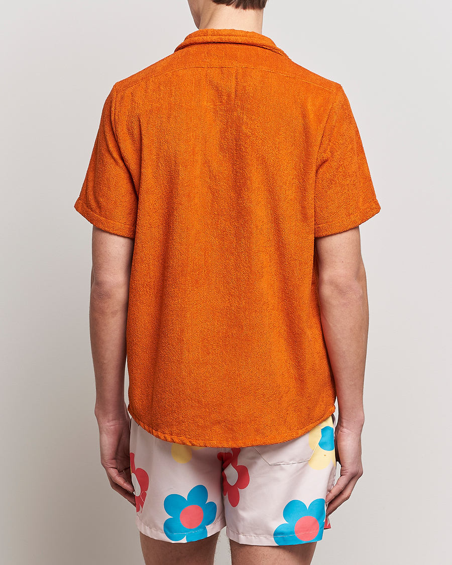 Men | Shirts | OAS | Terry Cuba Short Sleeve Shirt Terracotta