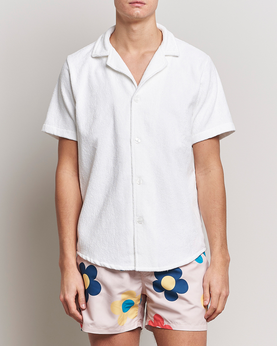 Men | Shirts | OAS | Terry Cuba Short Sleeve Shirt White