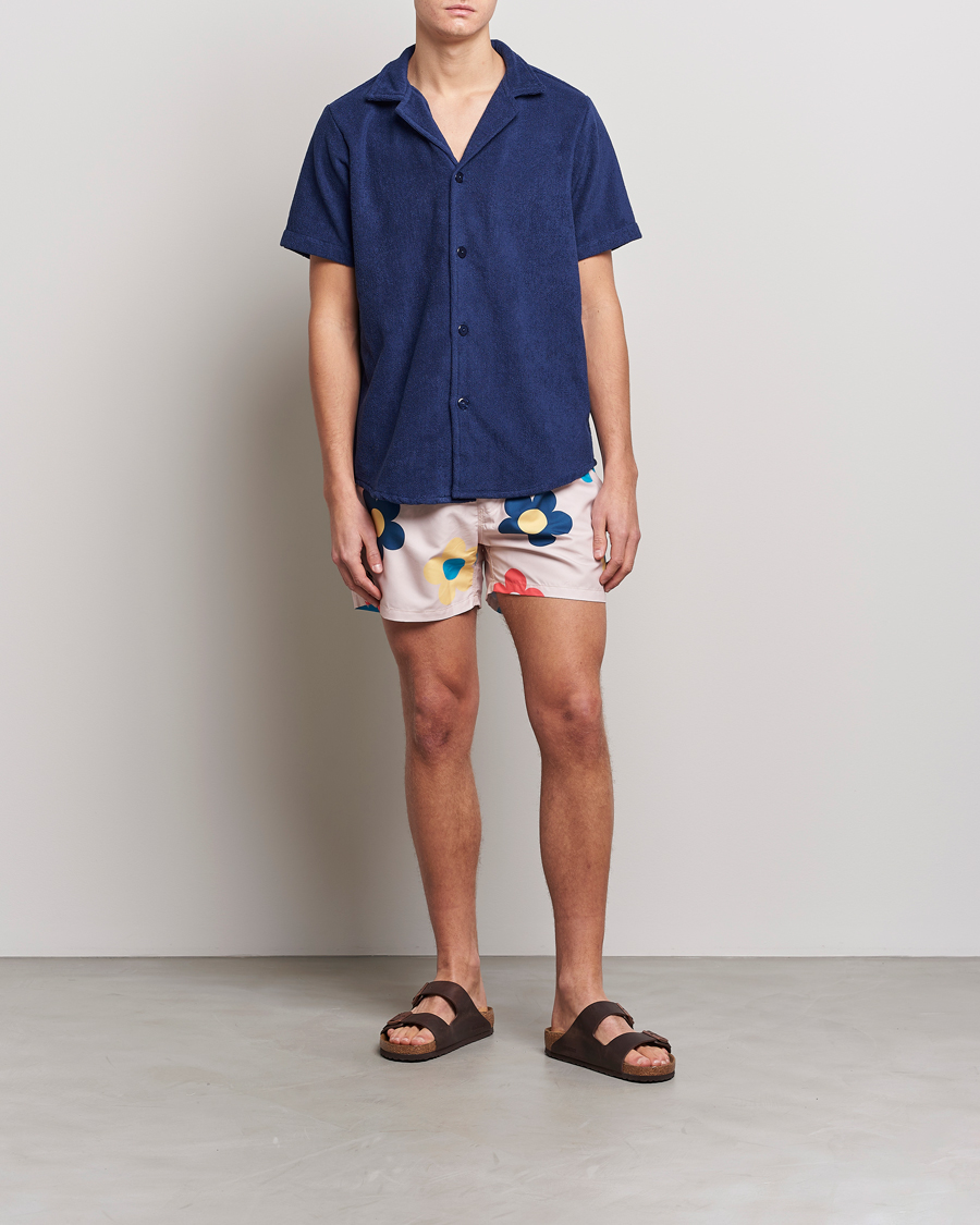 Men | Shirts | OAS | Terry Cuba Short Sleeve Shirt Navy