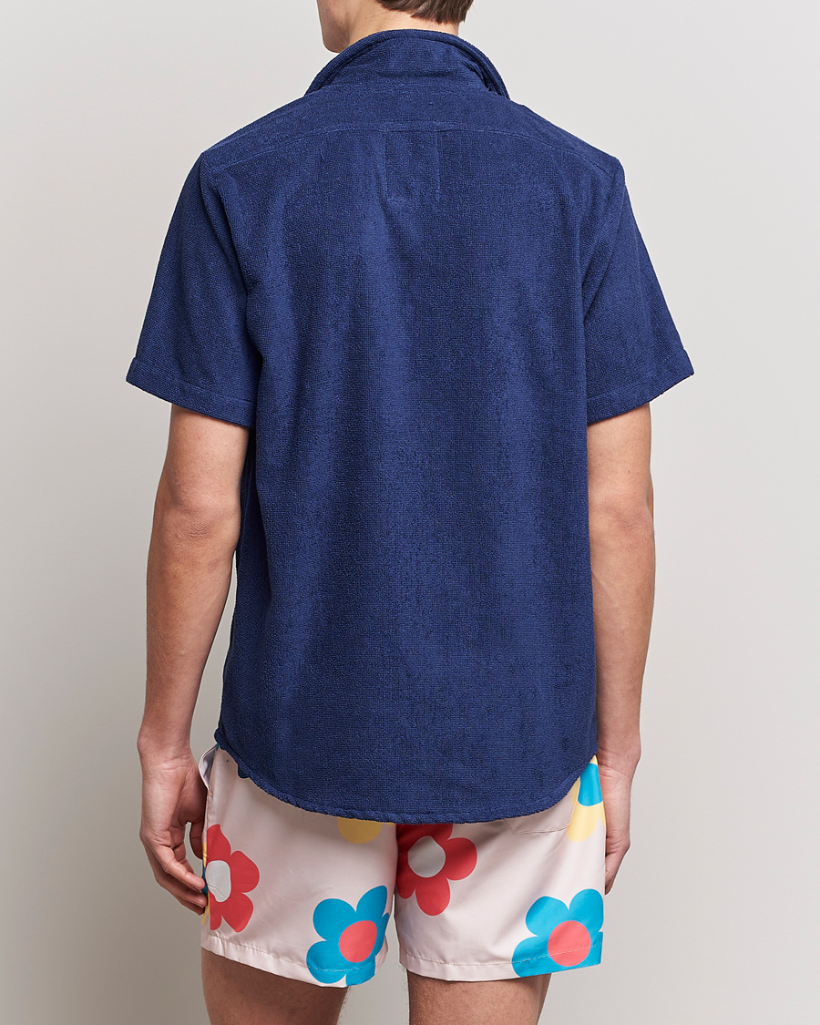 Men | Shirts | OAS | Terry Cuba Short Sleeve Shirt Navy