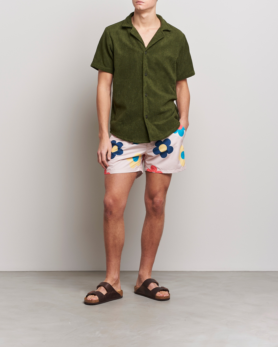 Men | Shirts | OAS | Terry Cuba Short Sleeve Shirt Army
